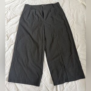Madewell the petite harlow wide leg pant in flannel